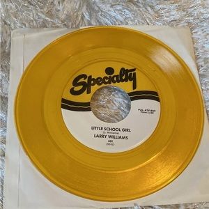 Larry Williams Ting-a-ling / Little School Girl 45 Rpm Yellow Vinyl Specialty